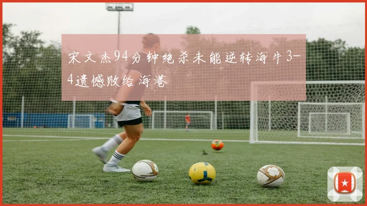 宋文杰94分钟绝杀未能逆转海牛3-4遗憾败给海港